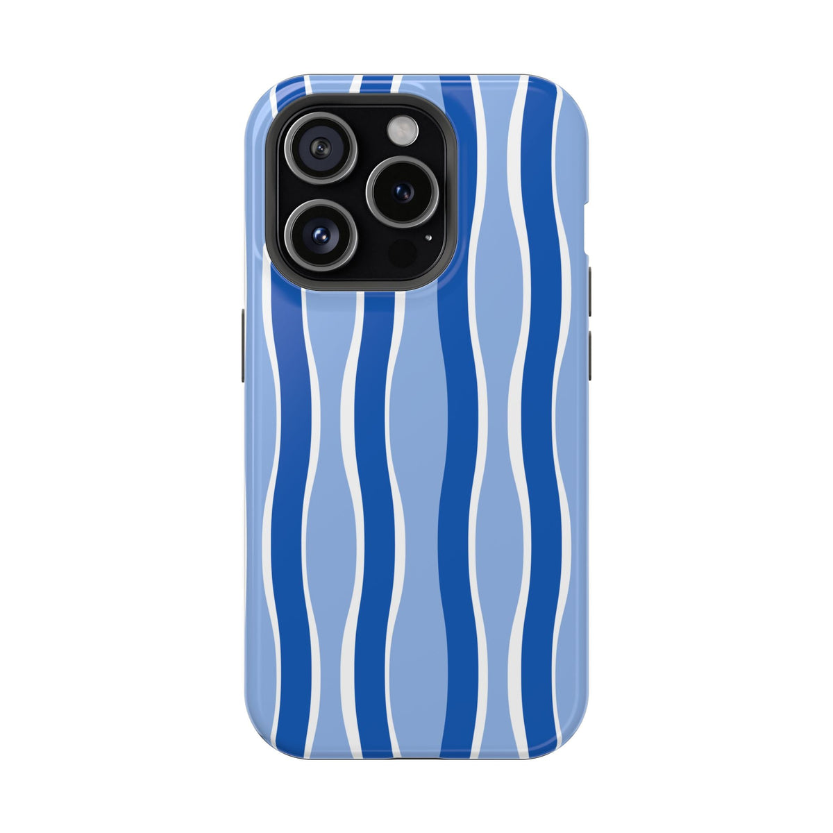 Blue Wavy Stripes - Layreen Cases