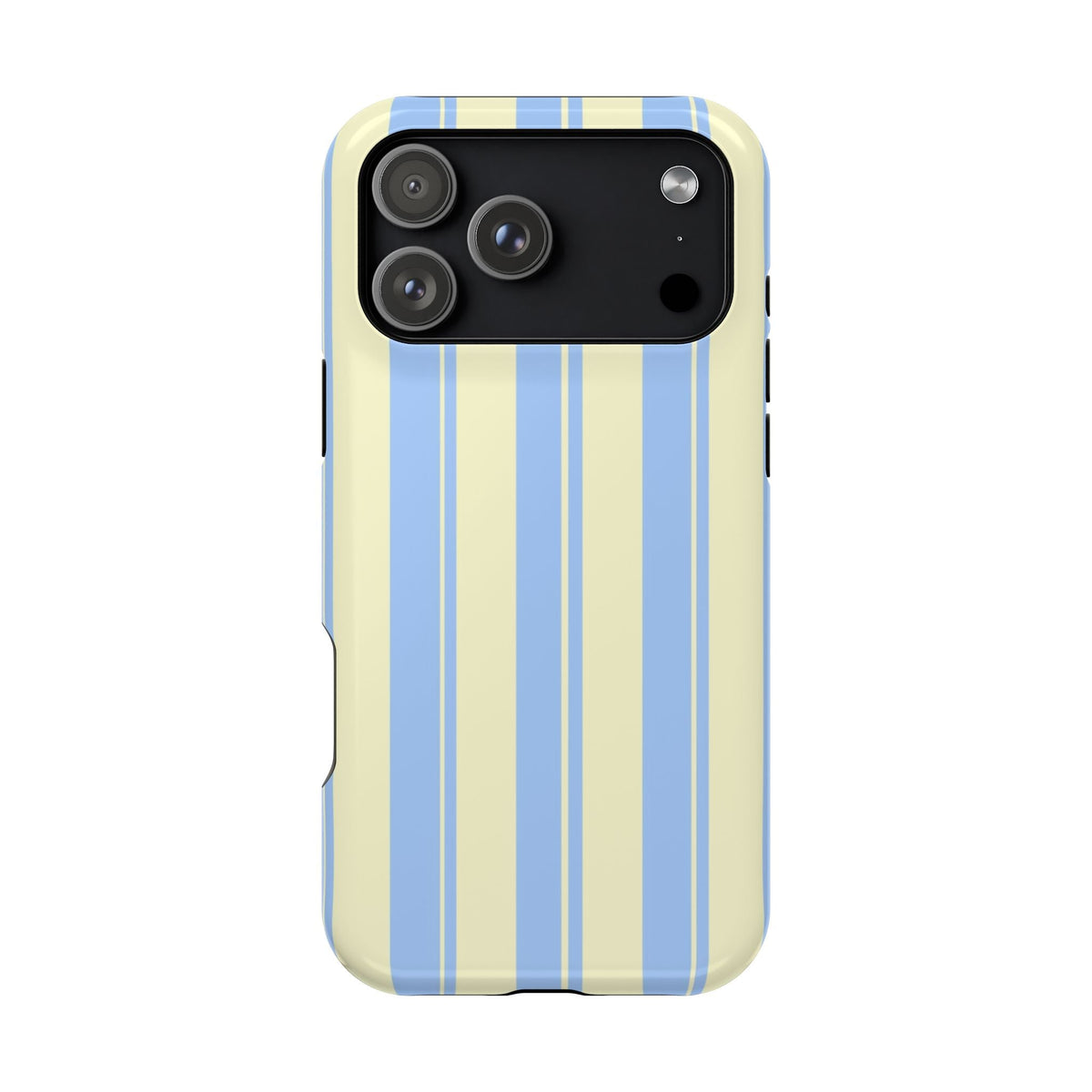 Blue & Yellow Cabana Stripes - Layreen Cases
