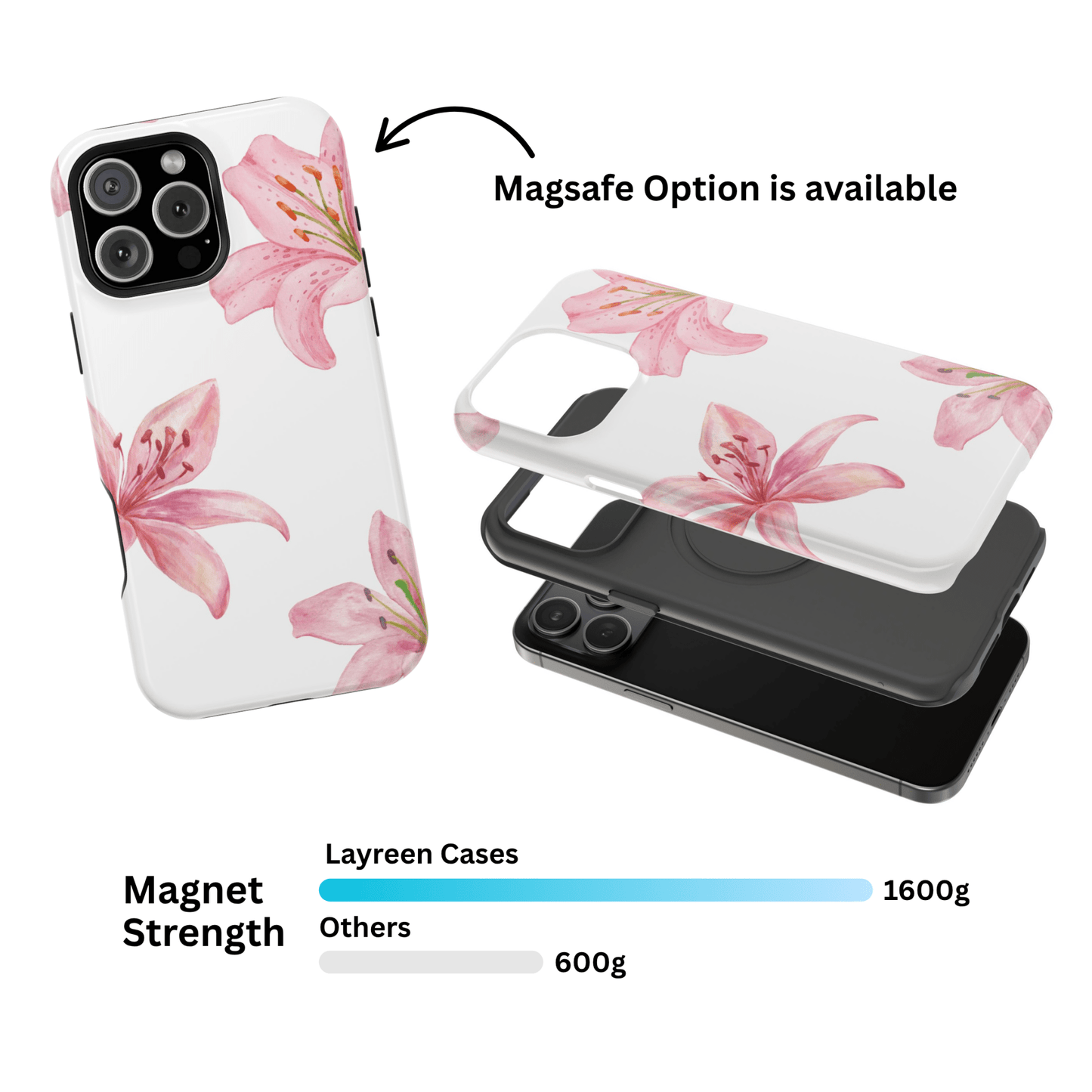 Blush & Lily Phone Case - Layreen Cases