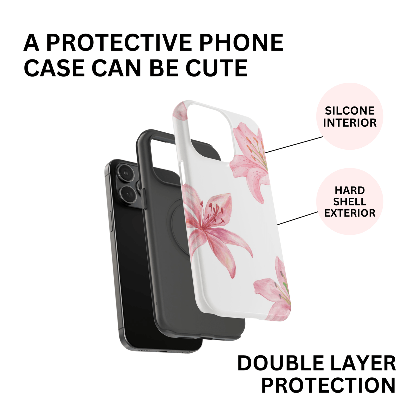 Blush & Lily Phone Case - Layreen Cases