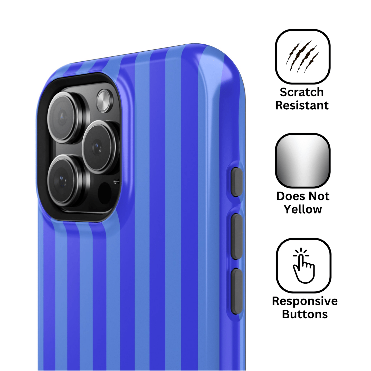 Bright Blue Stripes - Layreen Cases