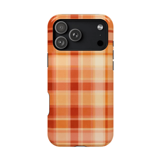 Burnt Orange Plaid - Layreen Cases