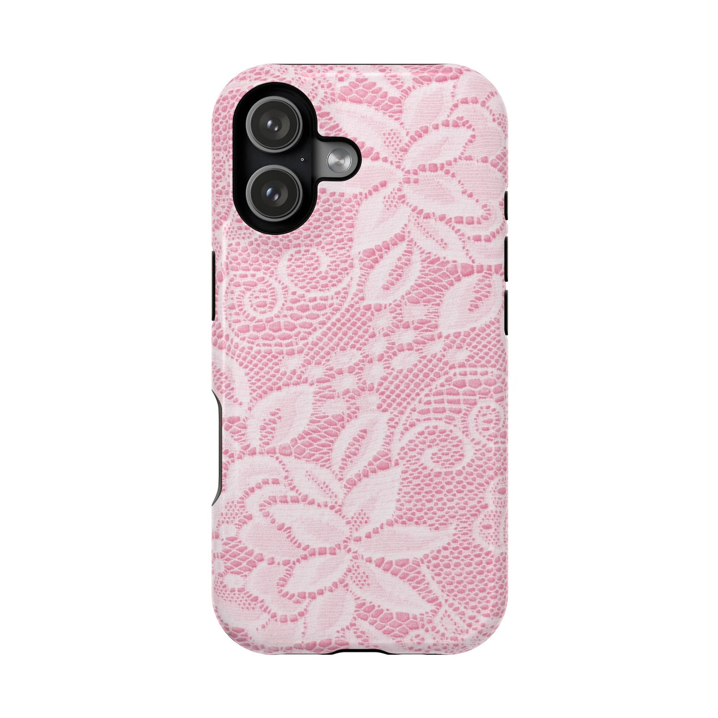 Camille White Lace Pattern Case - Layreen Cases