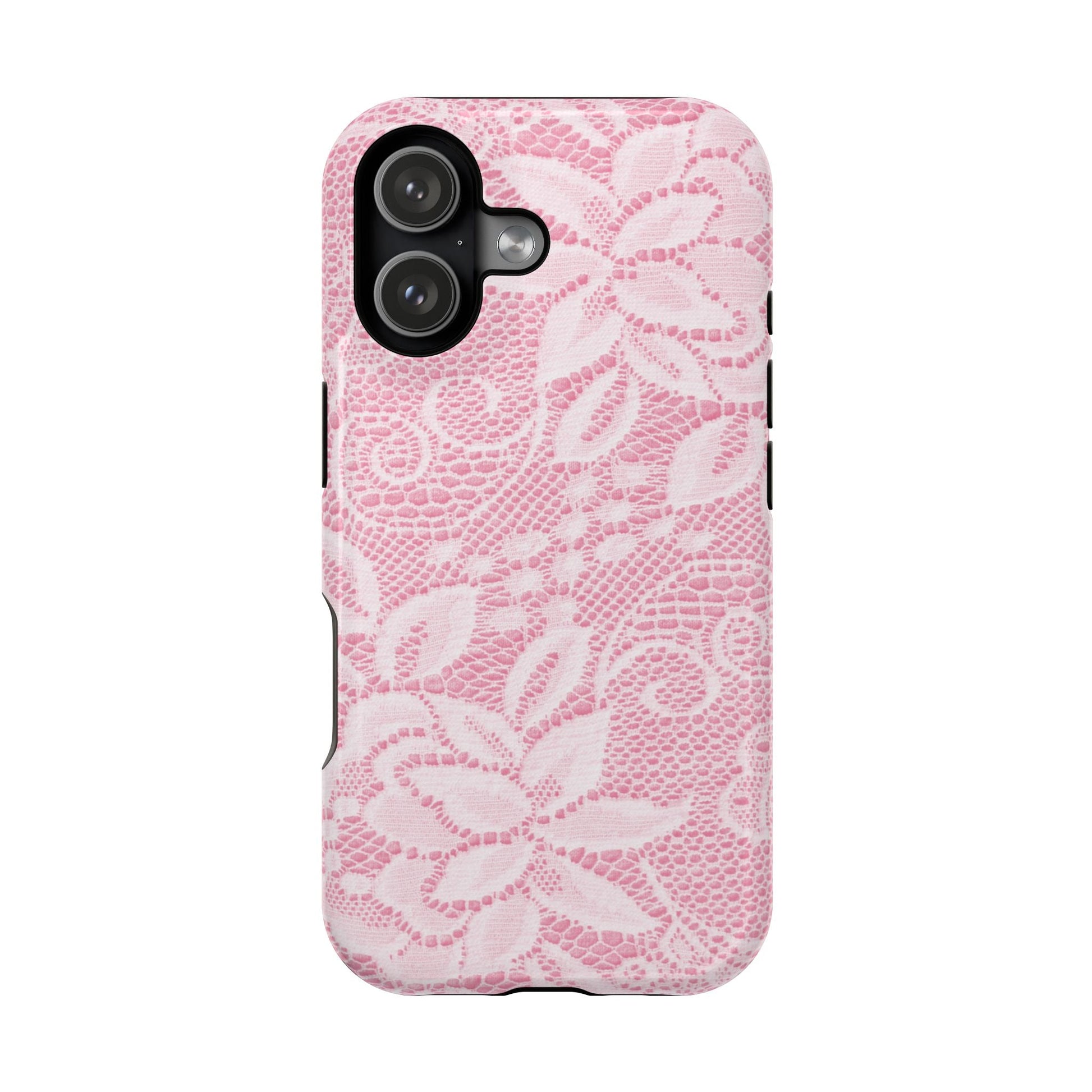 Camille White Lace Pattern Case - Layreen Cases