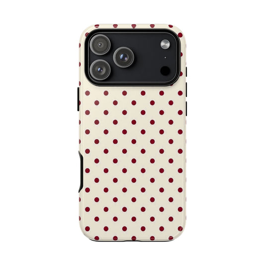 Cherries & Cream Polka Dot - Layreen Cases