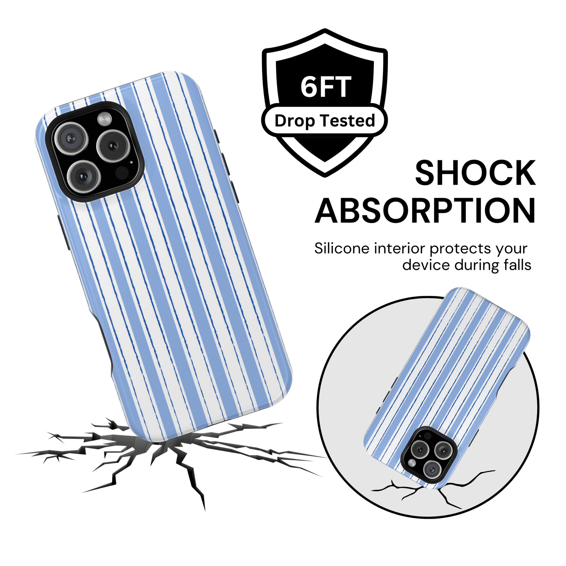 Coastal Pinstripes - Layreen Cases