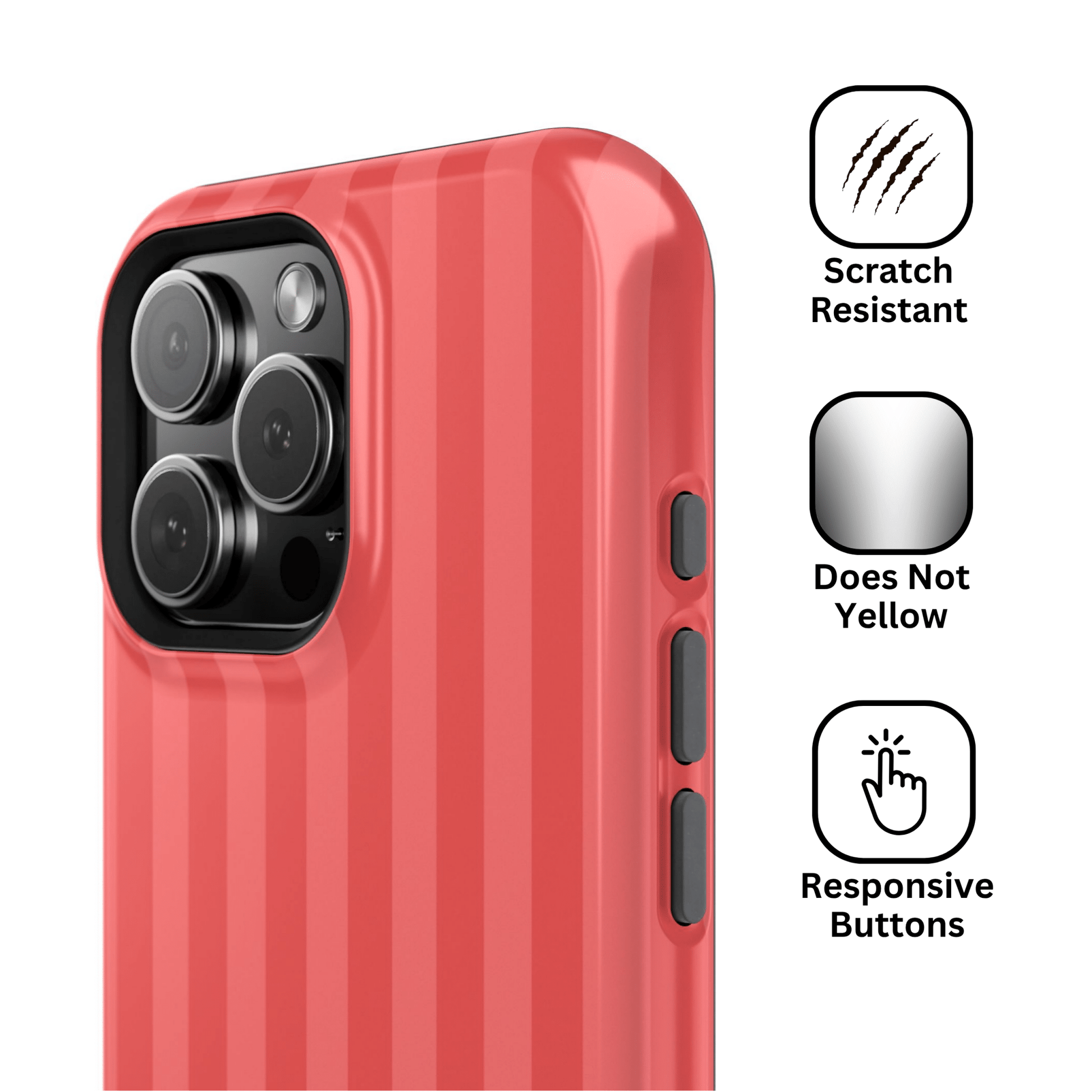 Coral Stripes - Layreen Cases