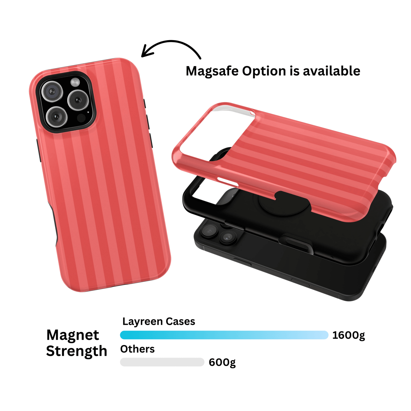 Coral Stripes - Layreen Cases