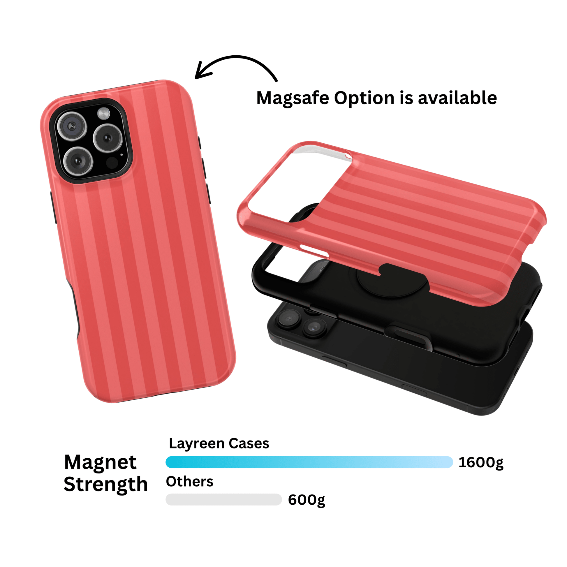 Coral Stripes - Layreen Cases