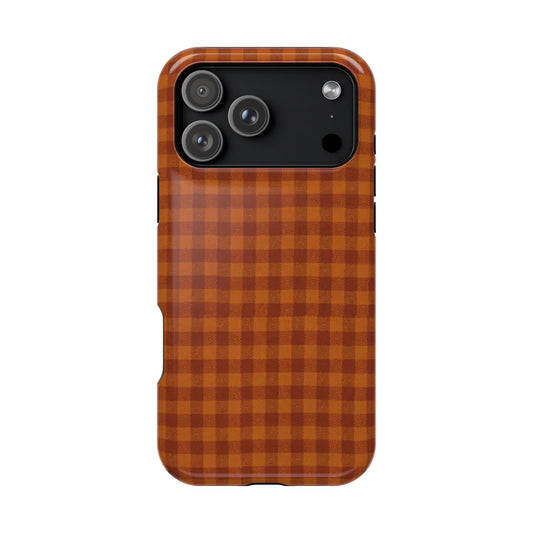 Burnt Orange Gingham