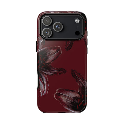 Dark Red Lily - Layreen Cases