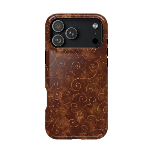 Maple Brown Swirls