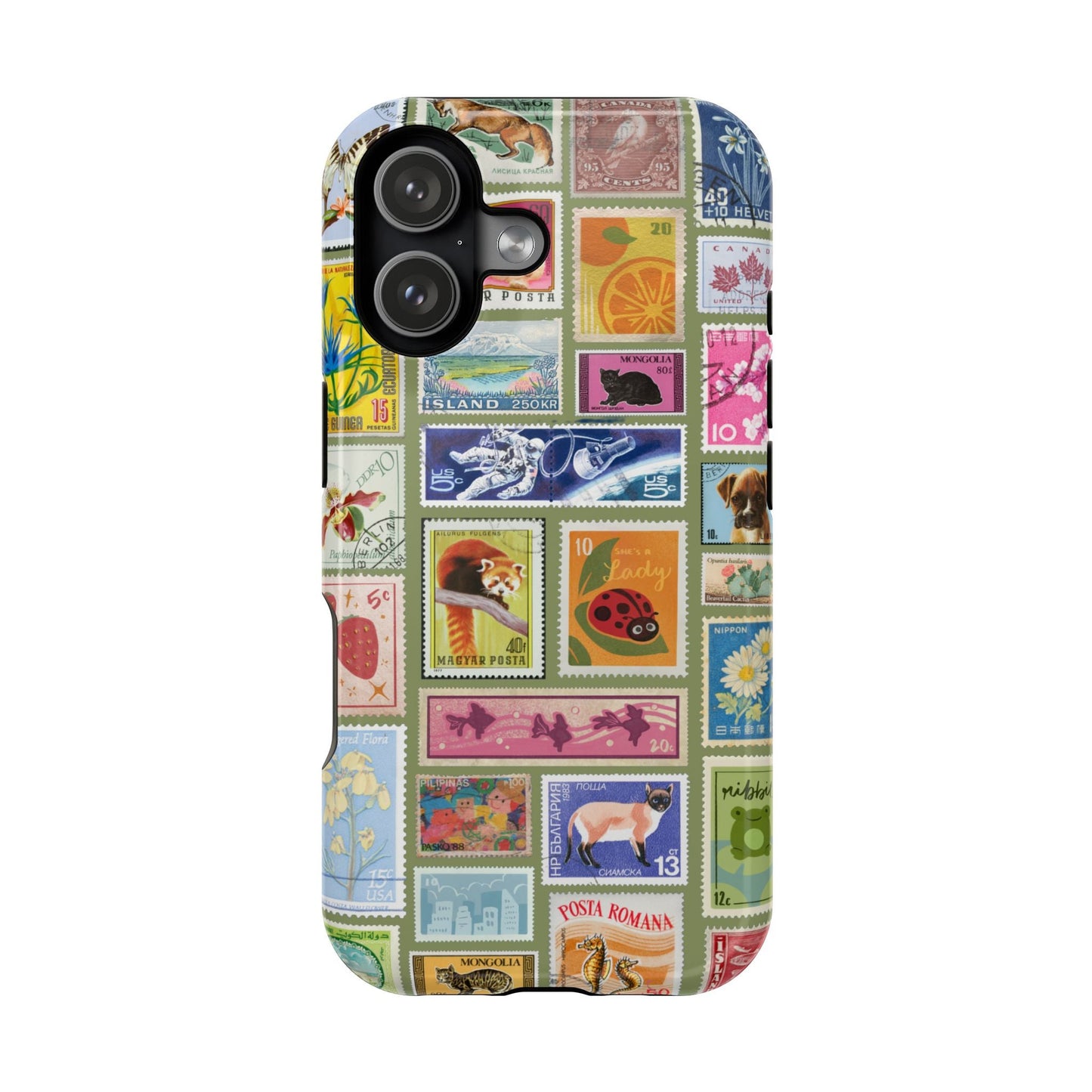 Green Large Stamps Case - Layreen Cases