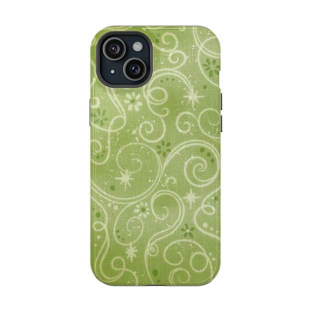 Green Y2K Swirls Case - Layreen Cases