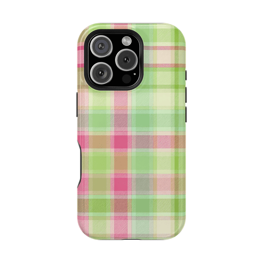 Guava Plaid - Layreen Cases