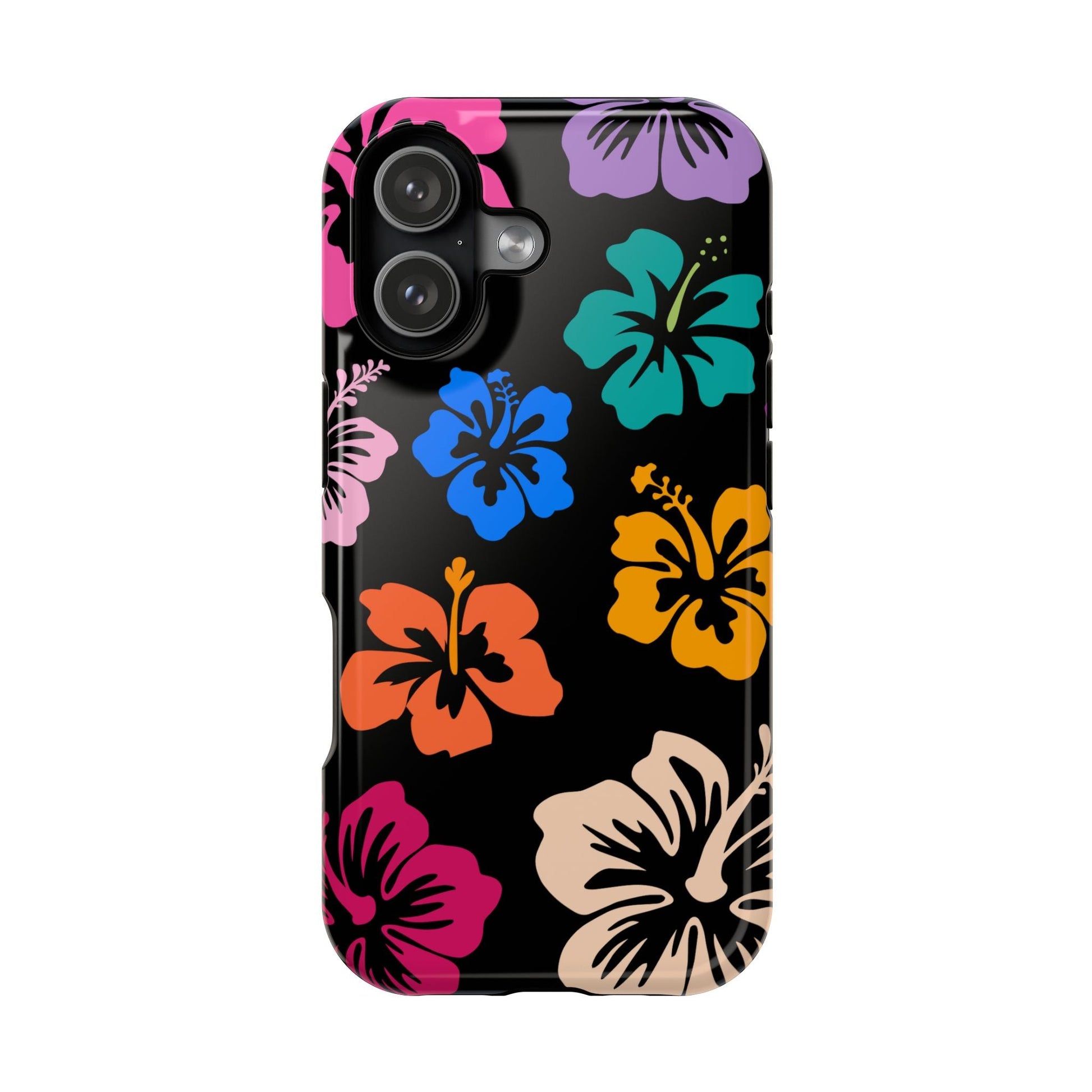 Hibiscus Hues Black - Layreen Cases