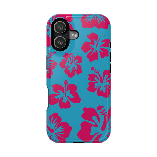 Hibiscus Hues Pink Blue - Layreen Cases