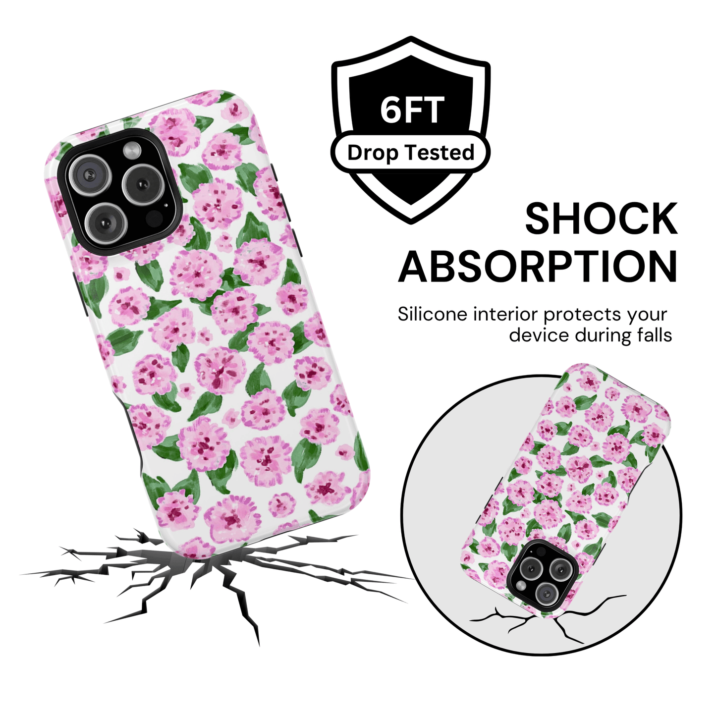 Hydrangea Pink - Layreen Cases