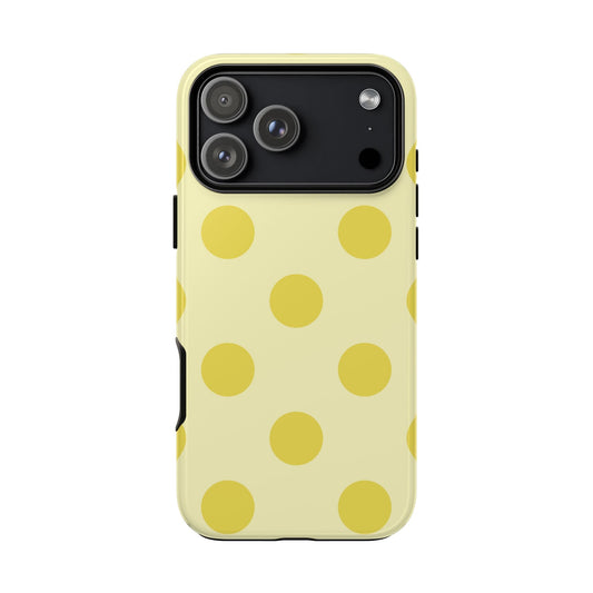 Lemon Drop Yellow Polka Dot - Layreen Cases