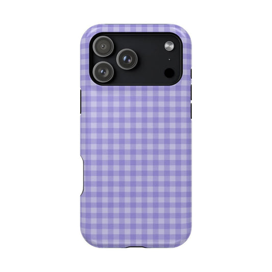 Lilac Gingham Case - Layreen Cases