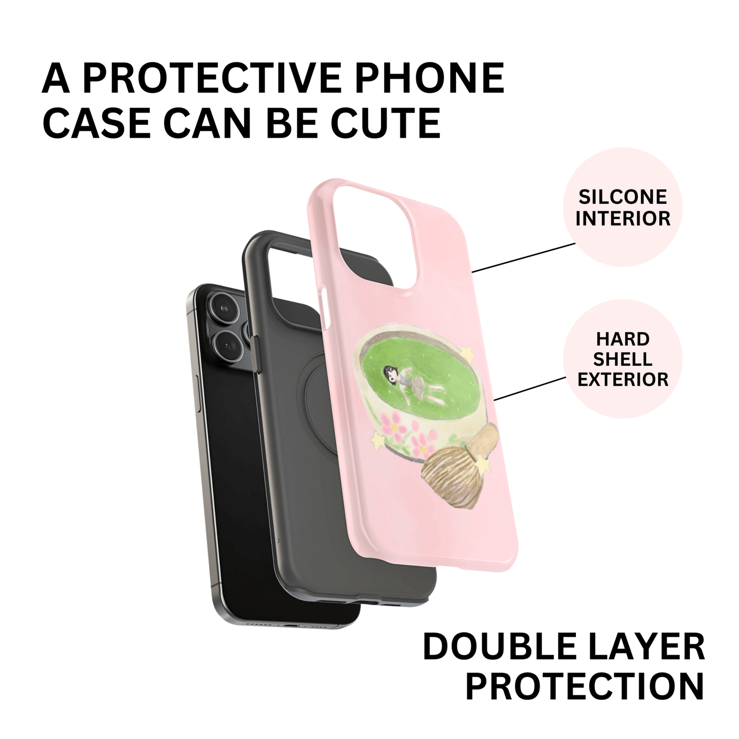 Matcha Meditation Case | Artist Collab - Layreen Cases