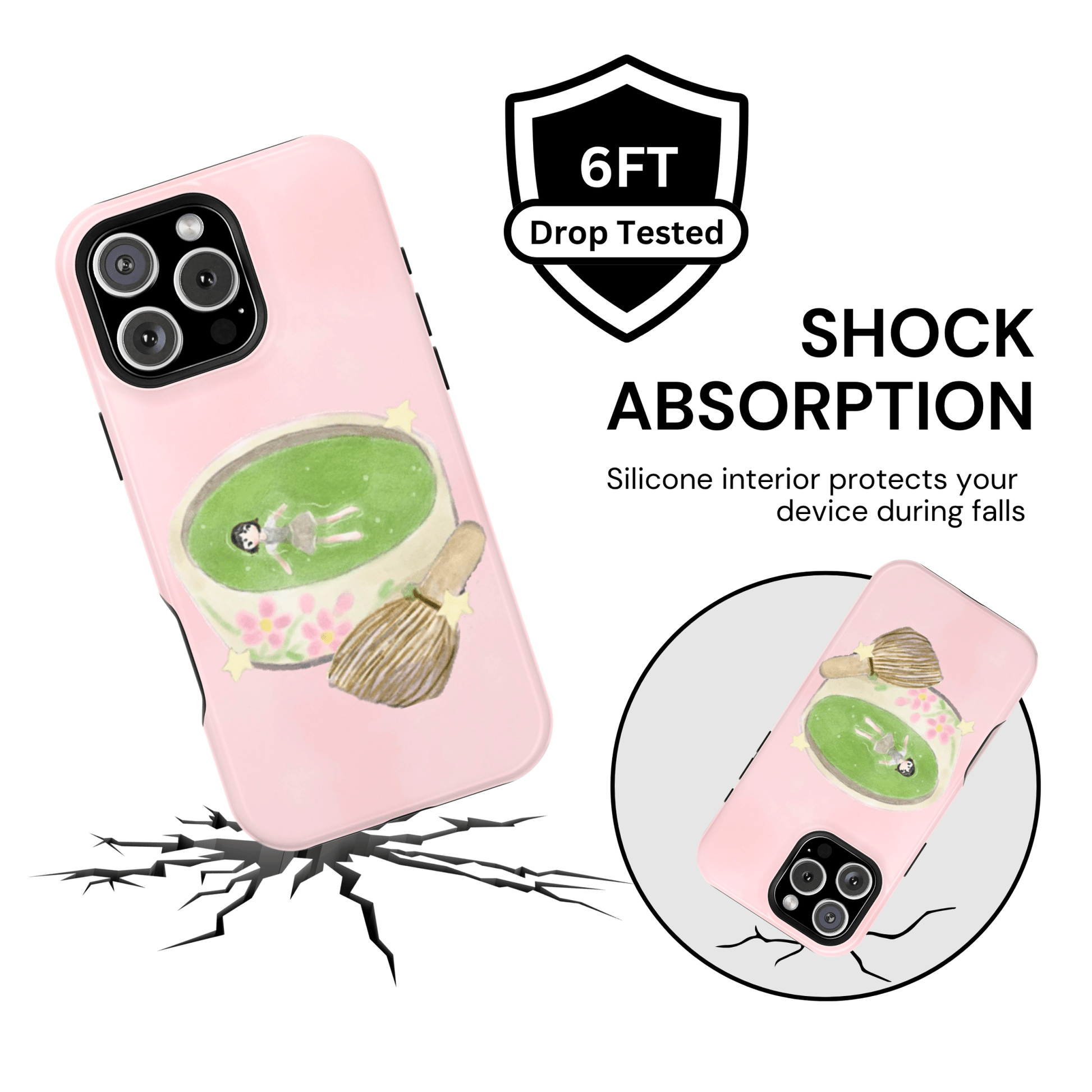 Matcha Meditation Case | Artist Collab - Layreen Cases