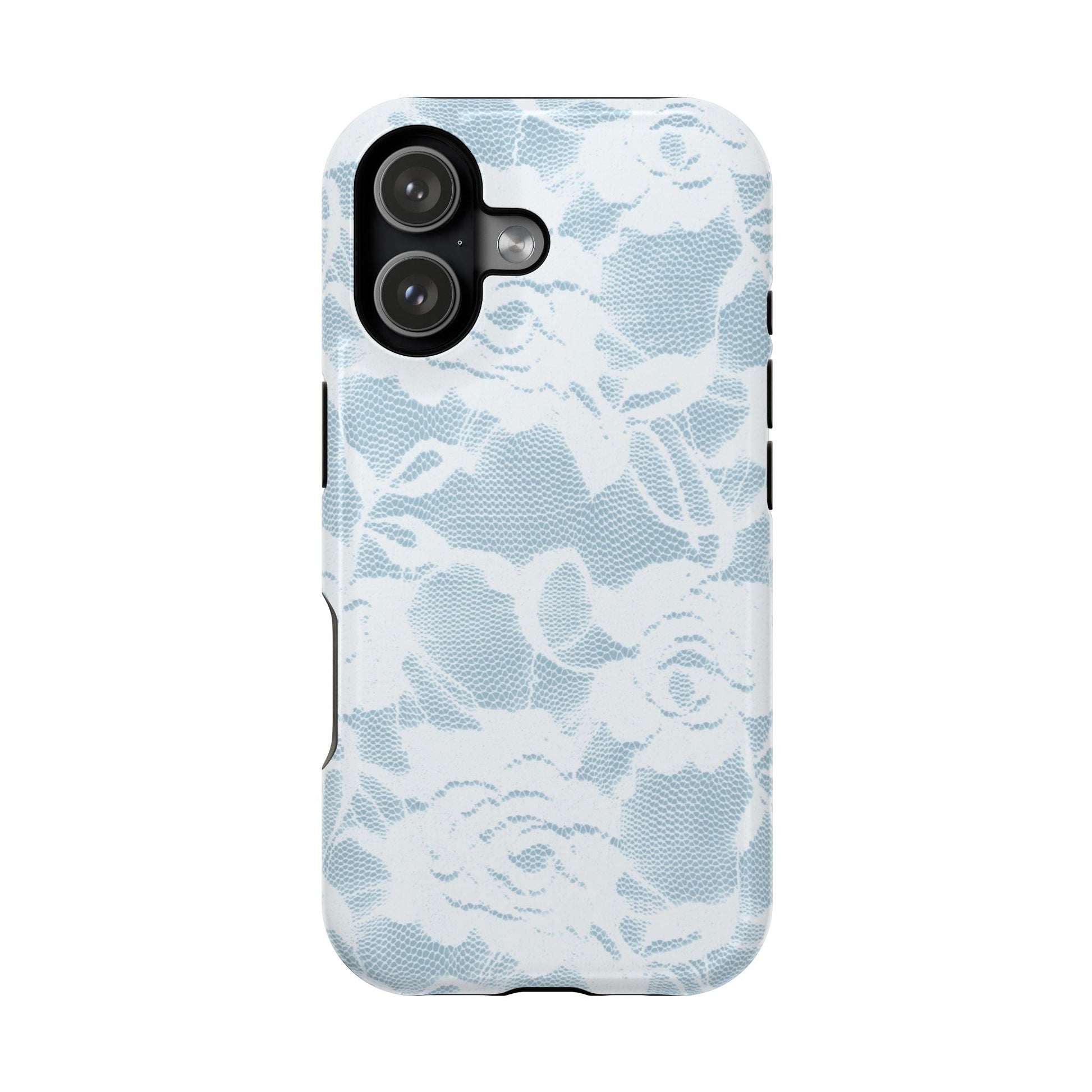 Misty White Lace Pattern Case - Layreen Cases