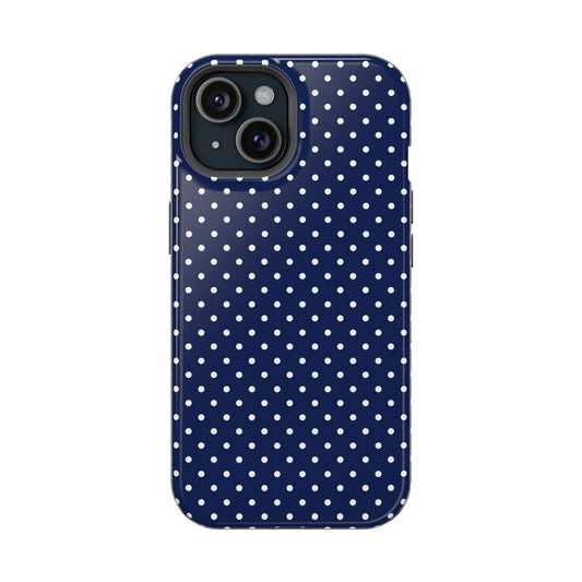 Navy Polka Dot Case - Layreen Cases