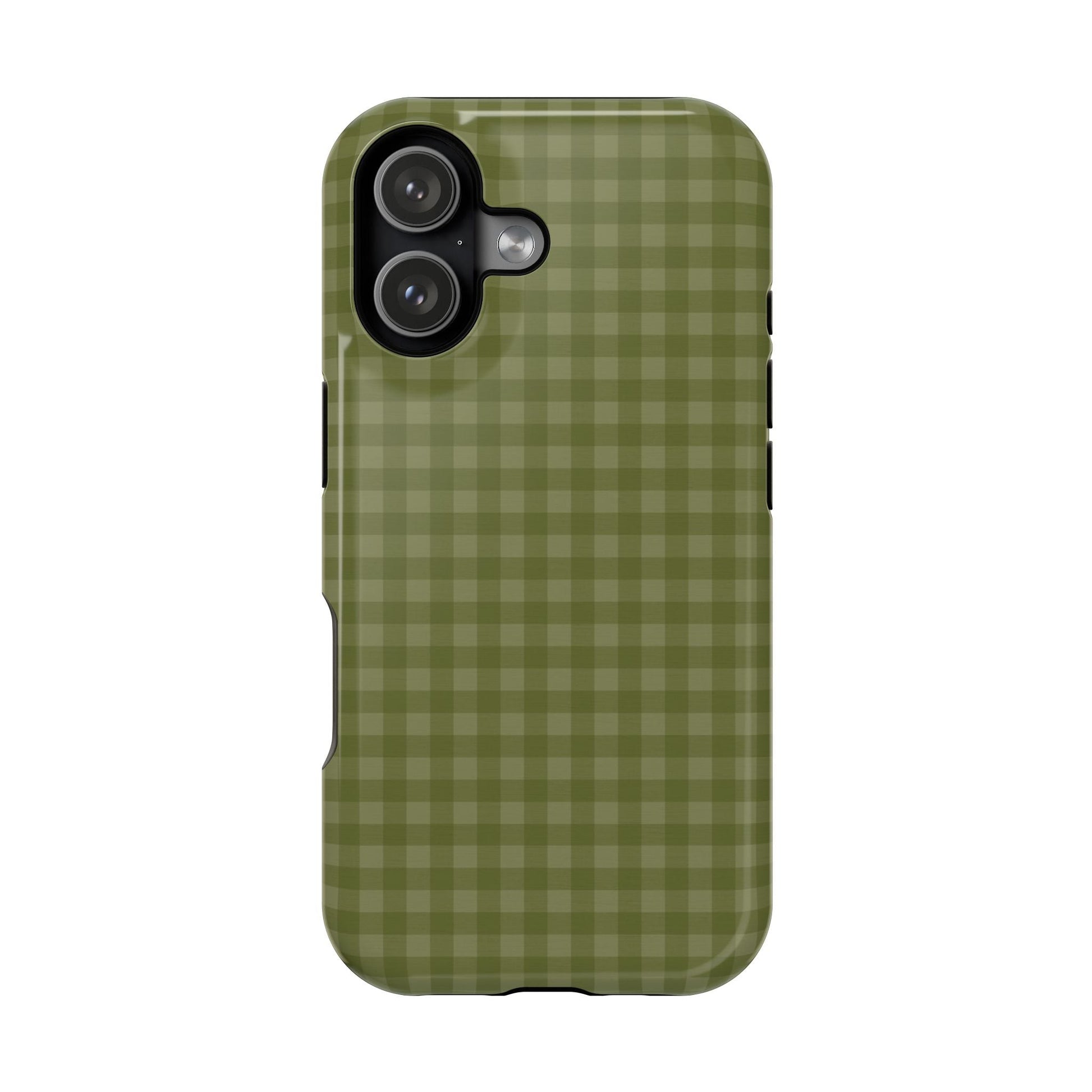 Olive Gingham Case - Layreen Cases