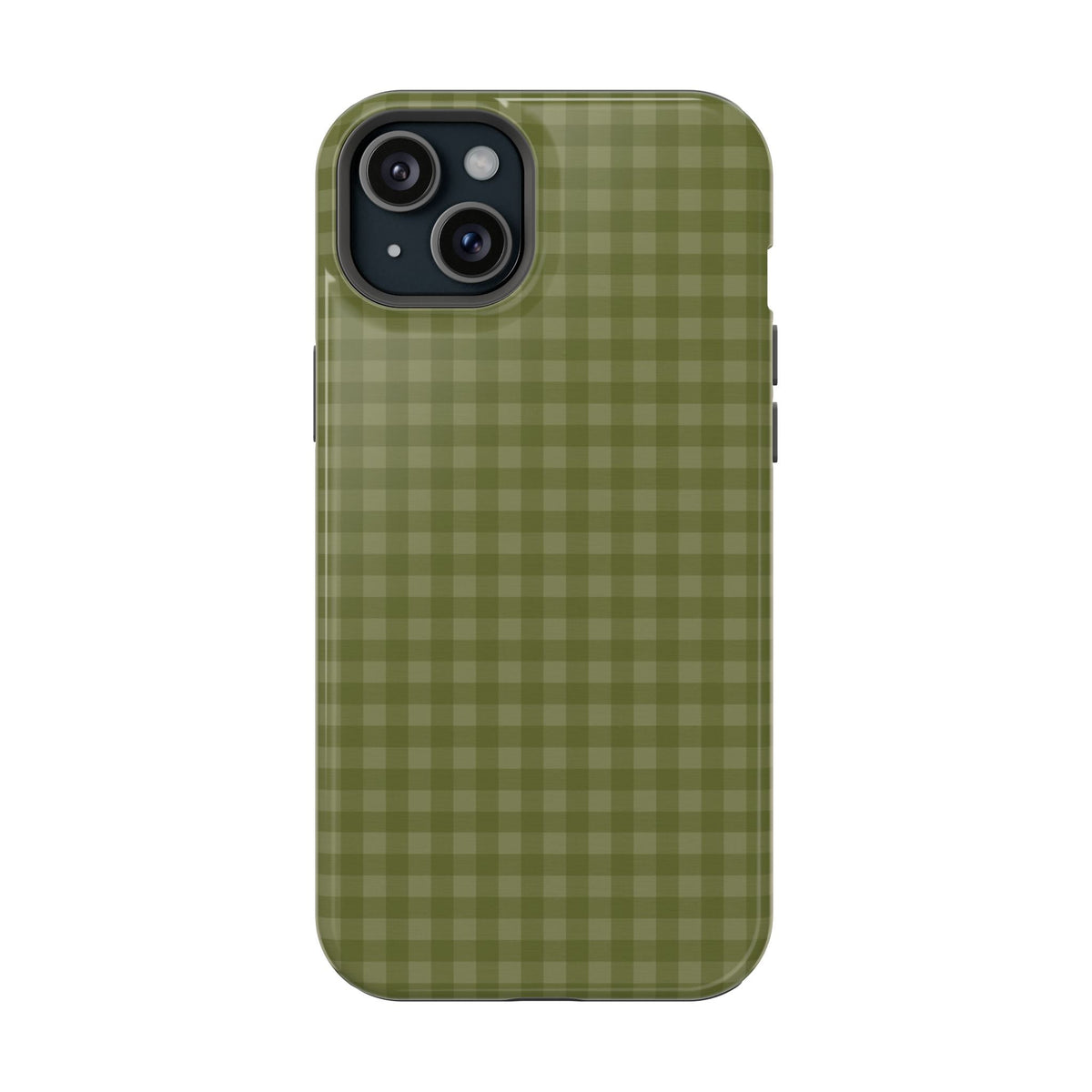 Olive Gingham Case - Layreen Cases