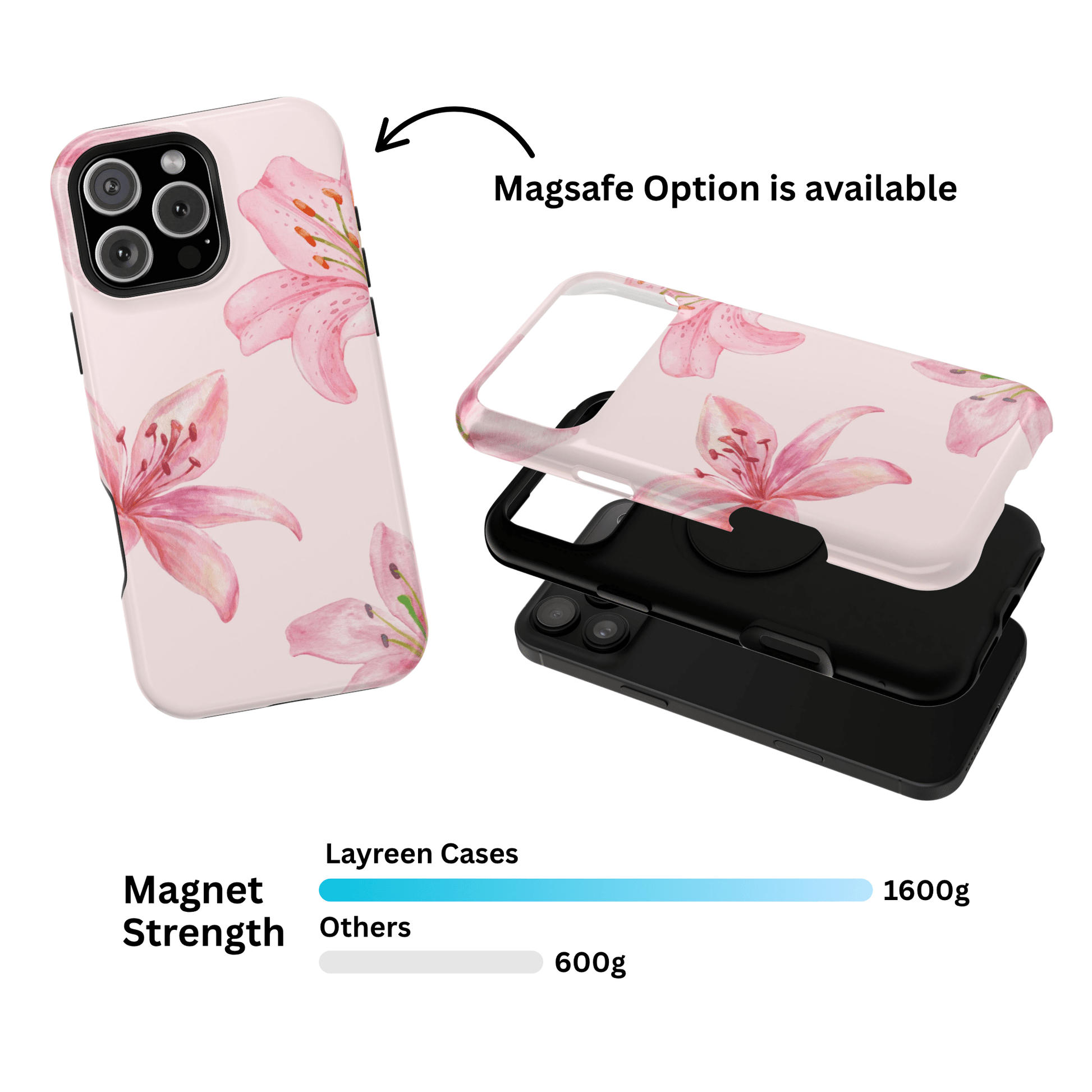 Pink Blush Lily - Layreen Cases