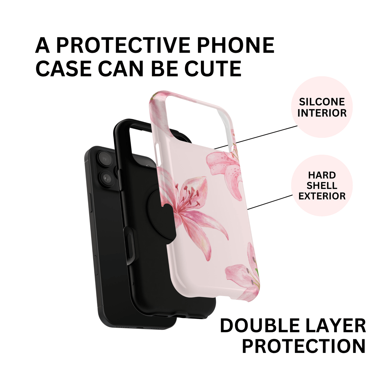 Pink Blush Lily - Layreen Cases