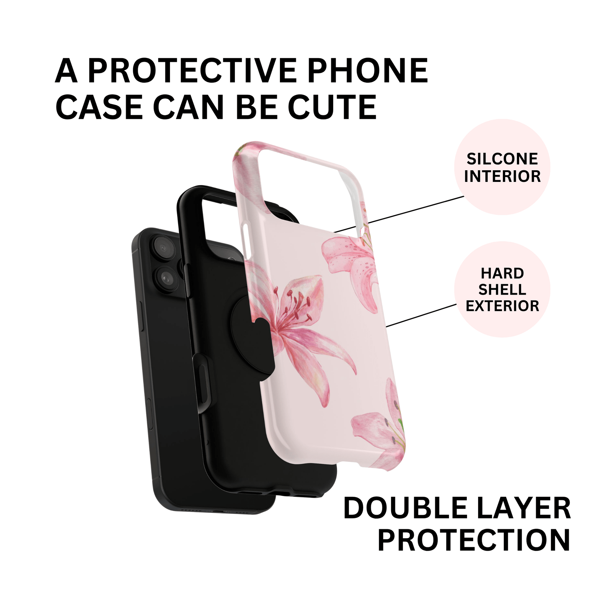 Pink Blush Lily - Layreen Cases