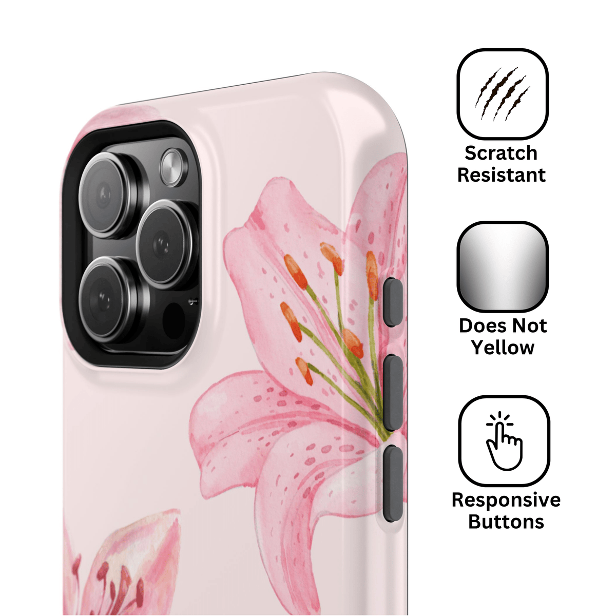 Pink Blush Lily - Layreen Cases