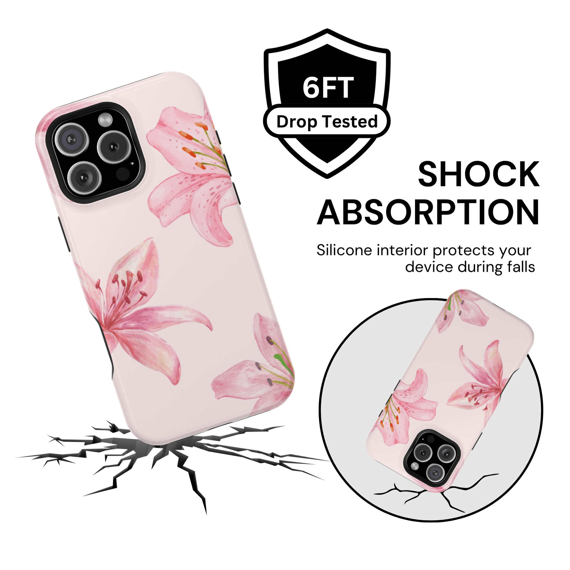 Pink Blush Lily - Layreen Cases