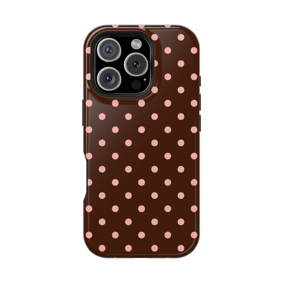 Pink Mocha Polka Dots - Layreen Cases