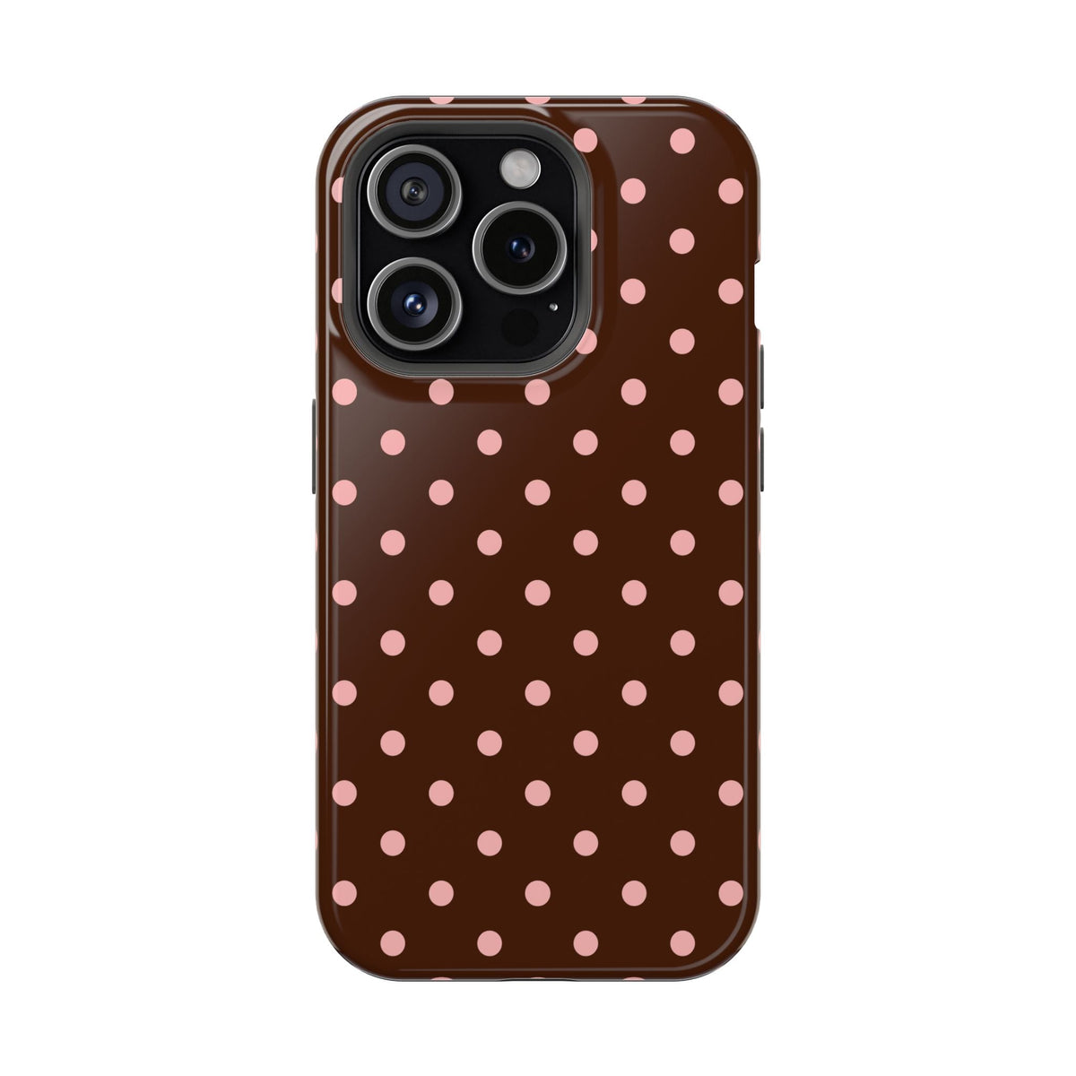 Pink Mocha Polka Dots - Layreen Cases