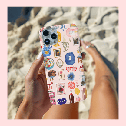 Pink Playful Nostalgia Case Boston Version - Layreen Cases