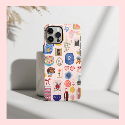 Pink Playful Nostalgia Case Boston Version - Layreen Cases