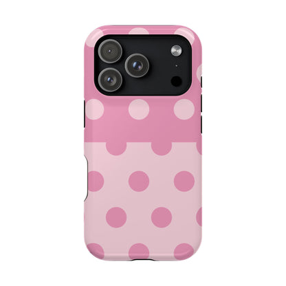 Pink Polka Dot Split - Layreen Cases