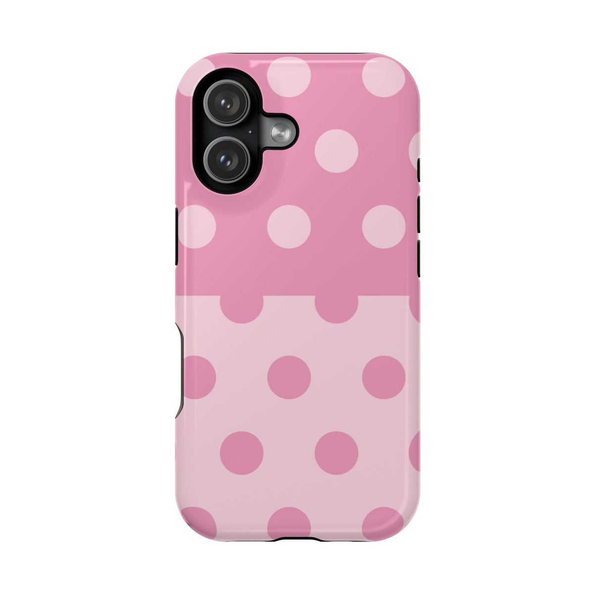 Pink Polka Dot Split - Layreen Cases