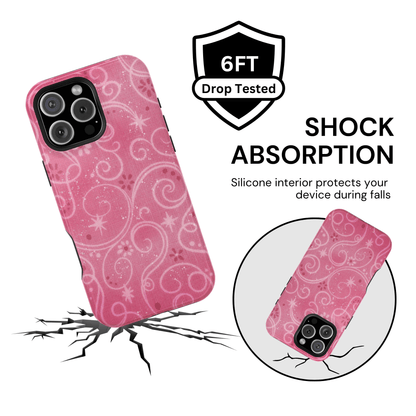 Pink Y2K Swirls Case - Layreen Cases