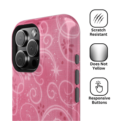 Pink Y2K Swirls Case - Layreen Cases