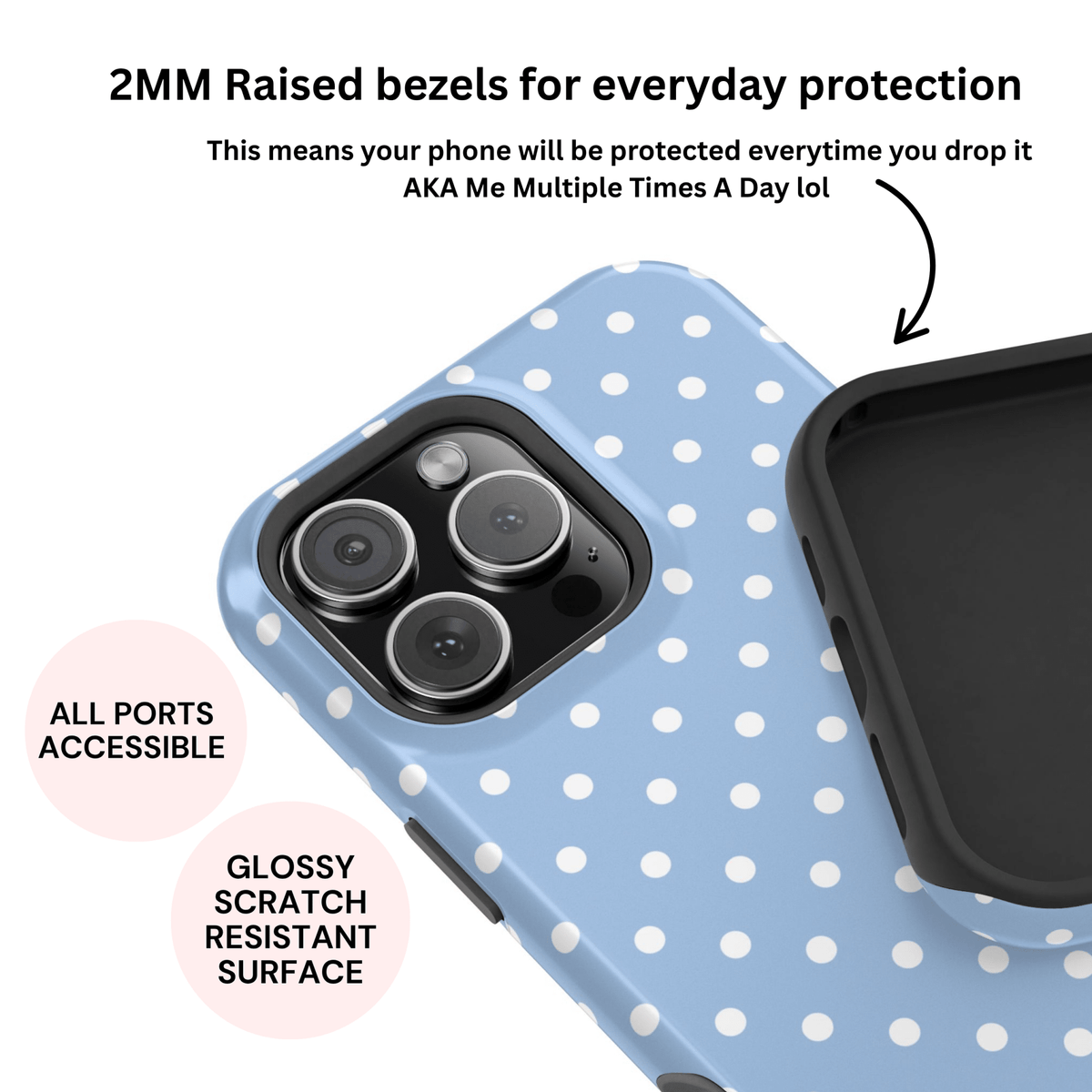 Polka Dot Coastal Case - Layreen Cases