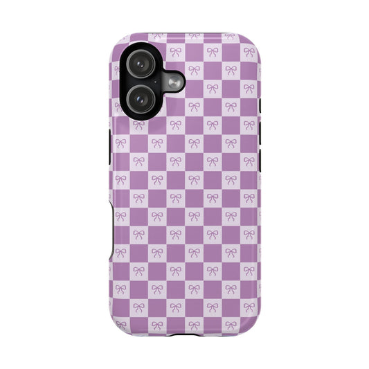 Purple Bow Patchwork - Layreen Cases