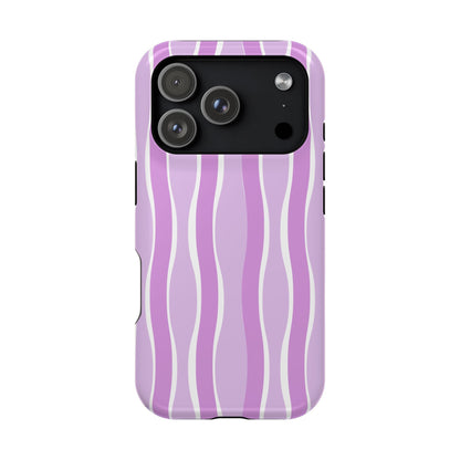 Purple Wavy Stripes - Layreen Cases
