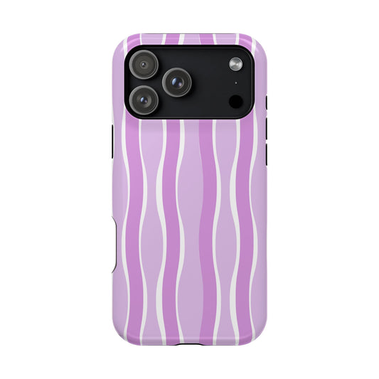 Purple Wavy Stripes - Layreen Cases