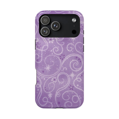 Purple Y2K Swirls Case - Layreen Cases