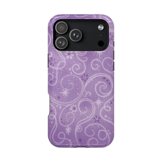 Purple Y2K Swirls Case - Layreen Cases