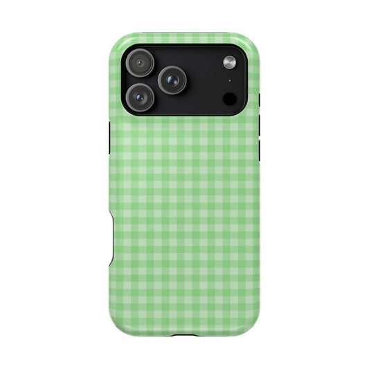 Sage Green Gingham - Layreen Cases